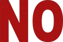 No