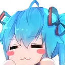 Mikucomfy Discord Emoji