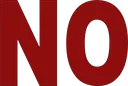 No