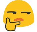 blobthinkunamused