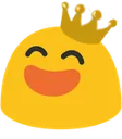 GVblobcrown Discord Emoji