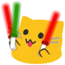 blobcatchristmasglowsticks