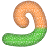 ytwormOrangeGreen Discord emoji