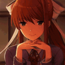 :JustMonika: Discord Emote