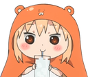 animeDrinkingMilk Discord emoji