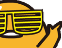 mel_glasses Discord emoji
