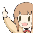 KU_MiyanoMiddleFinger Discord emoji