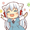 Neko Hype Discord Emoji