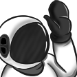 moon_hello Discord emoji