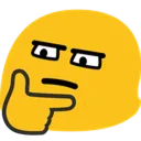 blobthinkingglare
