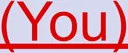 you