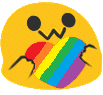 :rainbowheartblob: Discord Emote