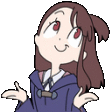 KU_AkkoShrug Discord emoji