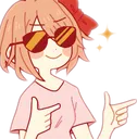 sayoriFingerGuns