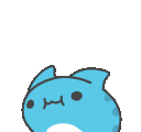 Blue Cat Wiggle Discord Emoji