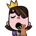 gifPrincessYawn