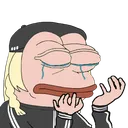 Cry Pepe cry_pepe Discord Emoji
