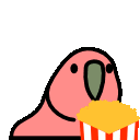 PopcornParrot Discord emoji