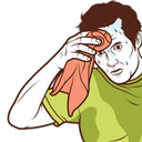 sweating Discord emoji