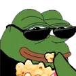 Pepe Popcorn pepePopcorn Discord Emoji