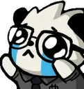 PandaSadNerd Discord Emoji