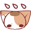 Nya Pout Discord Emoji