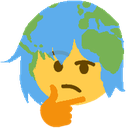 ThinkingEarthChan Discord emoji