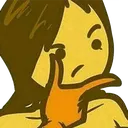 emojigirl_think Discord Emoji