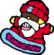 SantaSnowboard Discord emoji