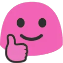 pinkblobthumbsup