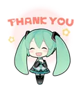 MikuThankYou Discord Emoji