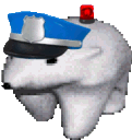 police_bear_walk Discord emoji