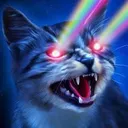 PepestanCatHyperxEyes Discord Emoji