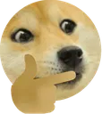 Doge Think Discord Emoji