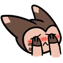Furretblush Discord Emoji