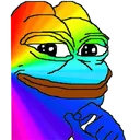 pepethinkrainbow Discord Emoji