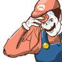 sweating_mario Discord emoji