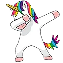 dabbing_unicorn