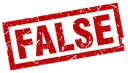 false