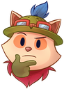teemo_think Discord emoji