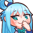 :RFAquaSmug: Discord Emote