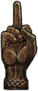 RanaldsMiddleFinger Discord emoji