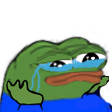peepoDownCry Discord emoji