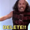 delete delete