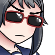 YanShadesDown Discord emoji