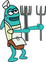 pitchforks Discord emoji