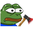 monkaAxe Discord emoji