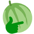 thonk_melon Discord emoji