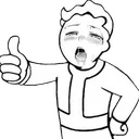 PipBoyAhegaoThumbsUp