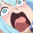 Aqua Triggered Discord Emoji
